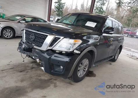 2017 Nissan Armada Sv z USA, uszkodzony, nr VIN JN8AY2NC4H9503716